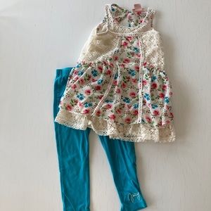 Juicy Couture toddler girls top and pants set